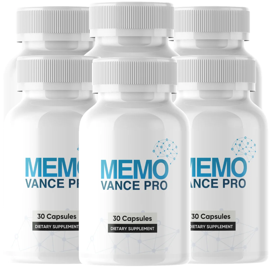 Memo Vance Pro daily wellness bottles